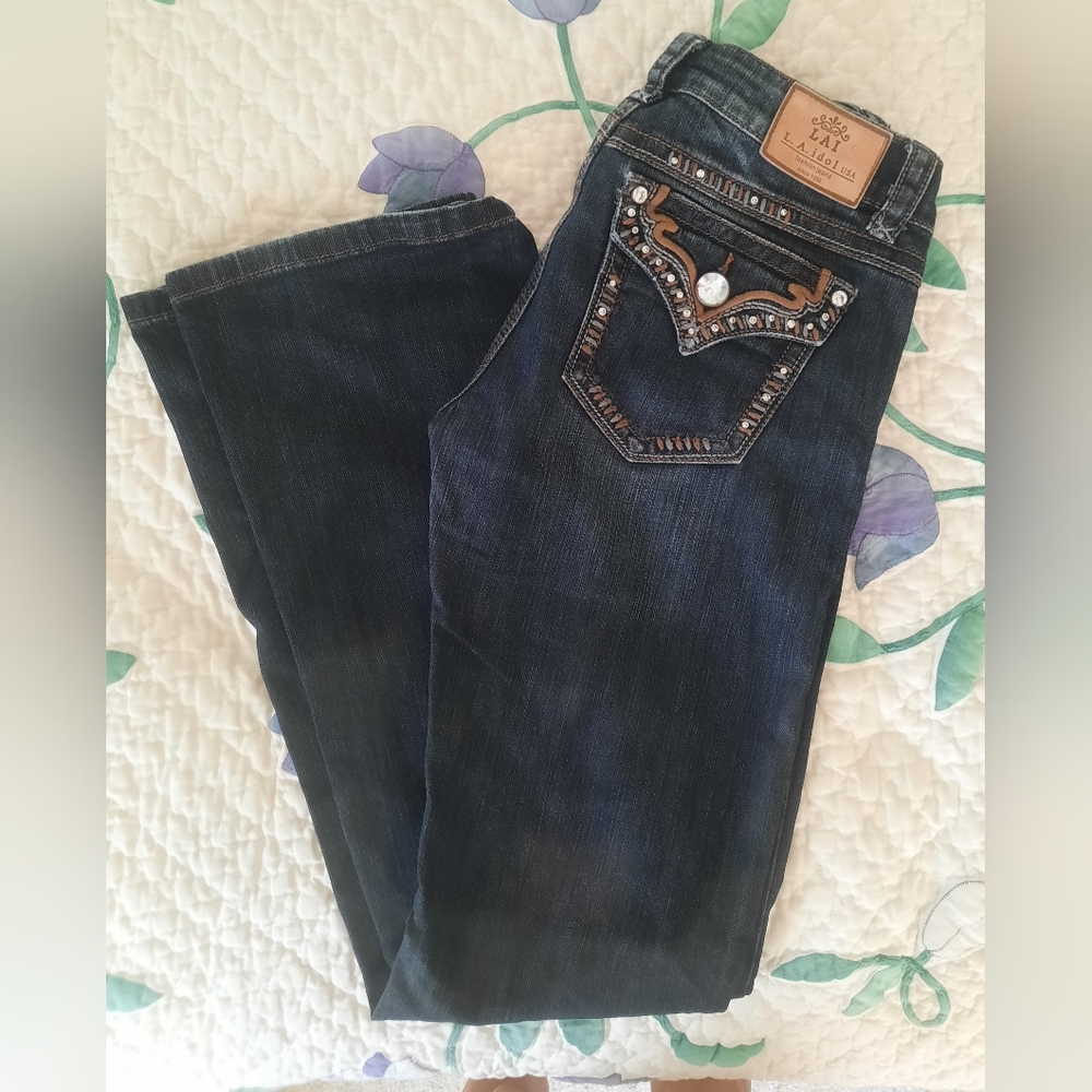 L.A. idol Women's Dark Wash Bootcut